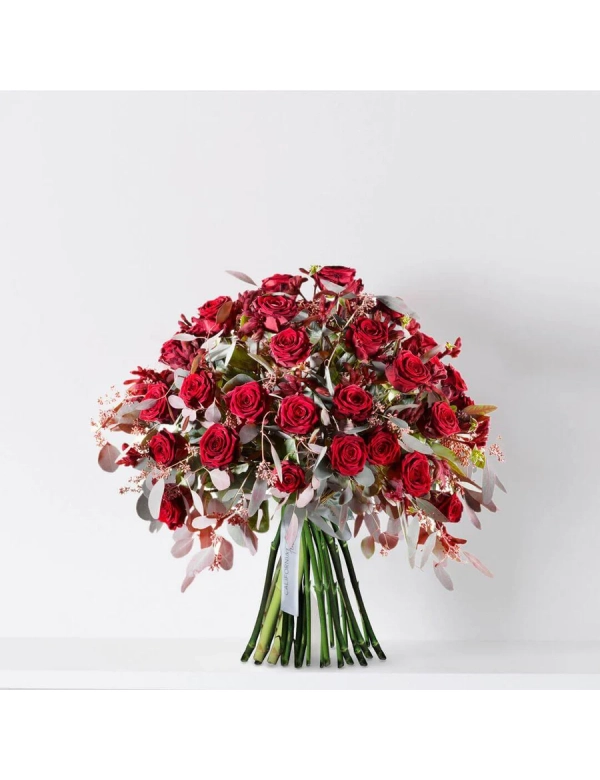 Buchet special 49 trandafiri rosii 